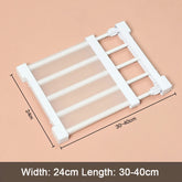 Adjustable Wardrobe Storage Shelf Space Saving Organizer