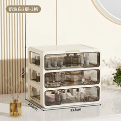 Cosmetics storage box, lipstick mask, compartment shelf