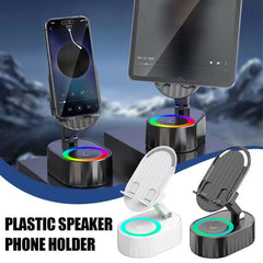Induction Speaker Mobile Phone Holder Adjustable RGB Light