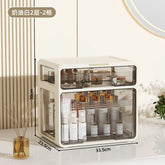 Cosmetics storage box, lipstick mask, compartment shelf