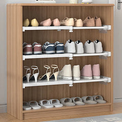 Adjustable Storage Shelves for Wardrobe, Kitchen, Bathroom