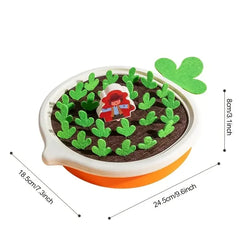Pull Carrot Set Counting Discouvery Toys For Kids Learning