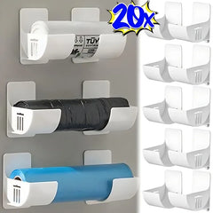 Trash Bags Shelf Holder Wall Mounted Plastic Bag Film Container