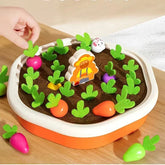 Pull Carrot Set Counting Discouvery Toys For Kids Learning