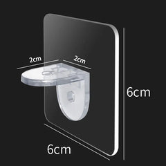 Punch Free Shelf Support Pegs Self Adhesive Shelves Clip
