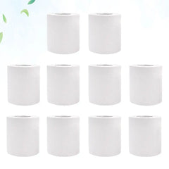 10 Rolls Small Paper Towels Wood Pulp Toilet Home Clean