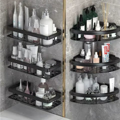 No-Drill Wall Mount Corner Shelf Shower