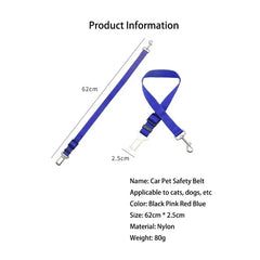 Pet Dog Safety Rope, Car Mounted Traction Belt