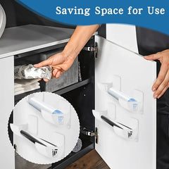 Trash Bags Shelf Holder Wall Mounted Plastic Bag Film Container