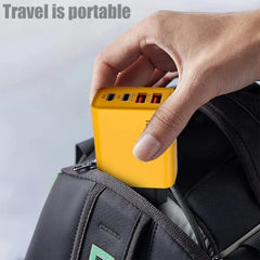 120W Fast Charging 4 Ports Mobile Phone Charger QC3.0 USB Type C