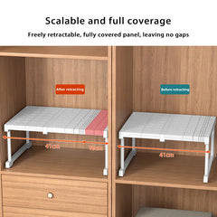 Adjustable Wardrobe Storage Shelves Bedroom Closet