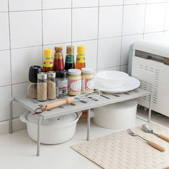 Retractable Kitchen Shelf Layered Shoe Rack Space