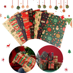 Christmas Gift Wrapping Papers DIY Craft Vintage