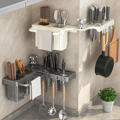 Knife rack, storage shelf, kitchen wall-mounted