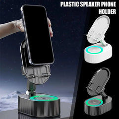 Induction Speaker Mobile Phone Holder Adjustable RGB Light