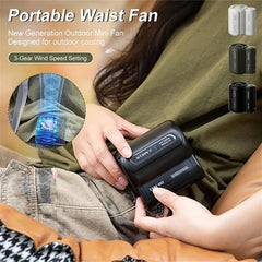 Camping Leaf Less Waist Mounted Electric Fan