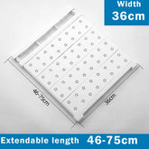 Adjustable Closet Organizer Storage Shelf Wall Mounted Kitchen