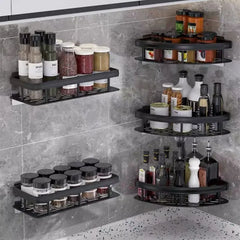 No-Drill Wall Mount Corner Shelf Shower