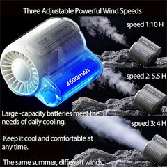 Camping Leaf Less Waist Mounted Electric Fan