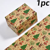 Christmas Gift Wrapping Papers DIY Craft Vintage
