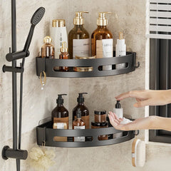 No punching required Bathroom Shampoo Holder Shower