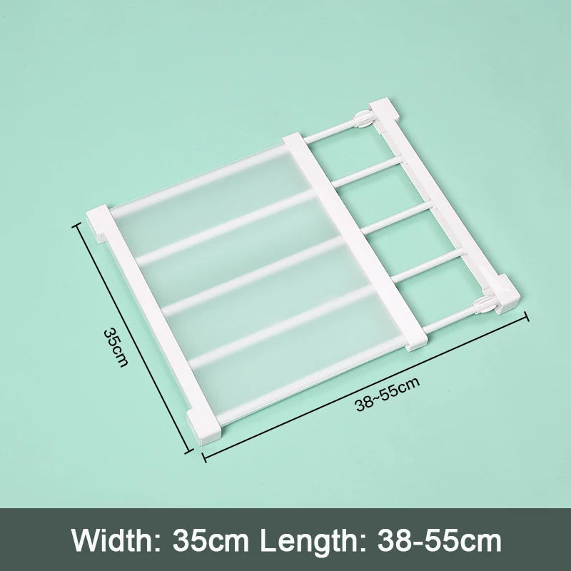 Adjustable Wardrobe Storage Shelf Space Saving Organizer