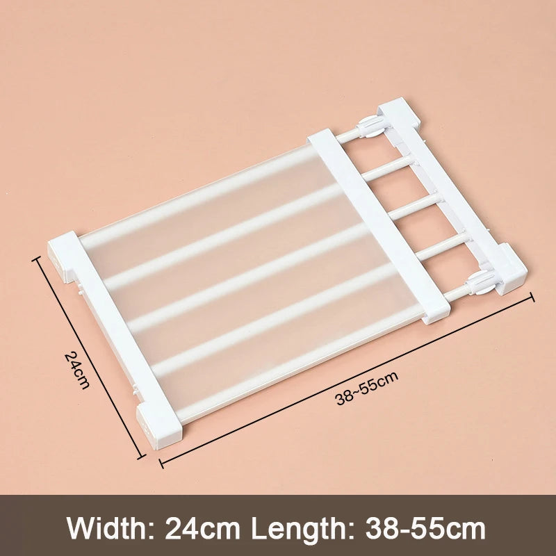 Adjustable Wardrobe Storage Shelf Space Saving Organizer