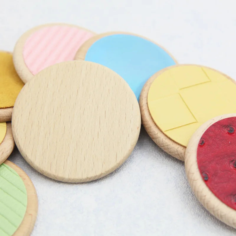 Children Montessori Sensory Toys Tactile Board