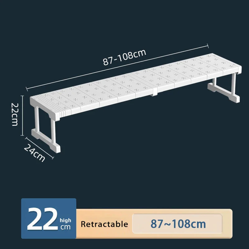Adjustable Wardrobe Storage Shelves Bedroom Closet