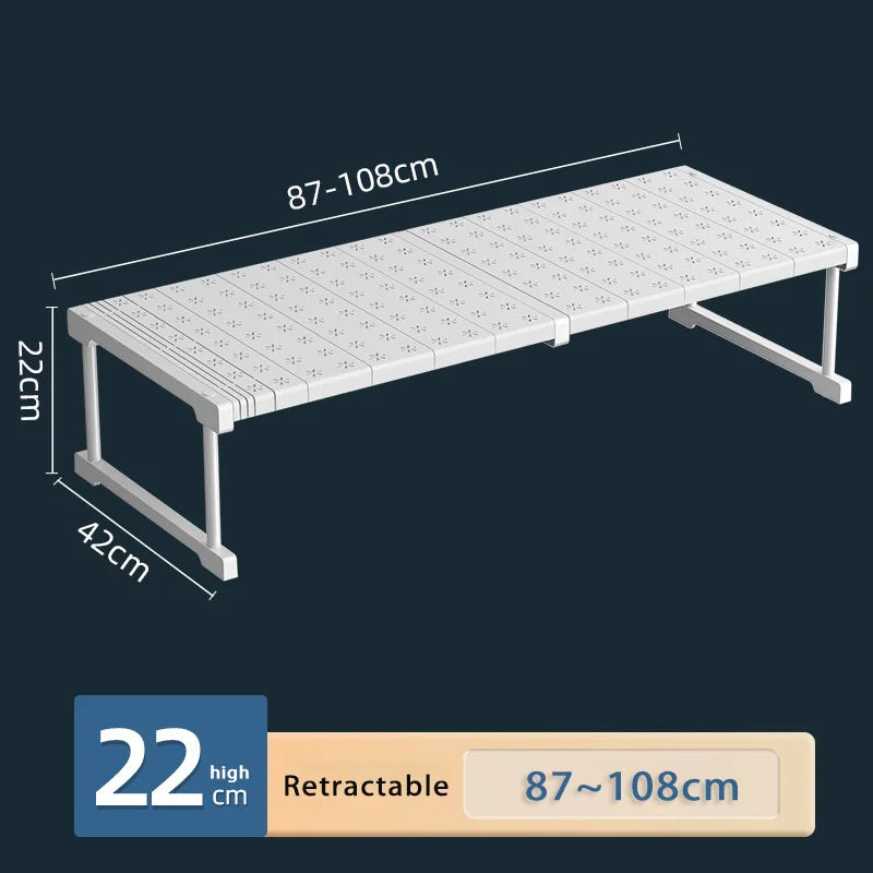 Adjustable Wardrobe Storage Shelves Bedroom Closet