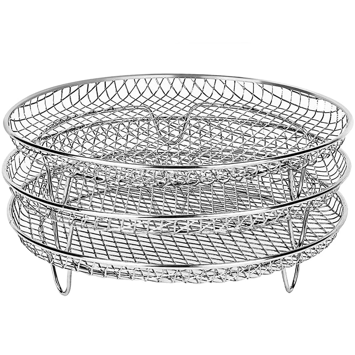 Air Fryer Rack Stainless Steel Steaming Racks Tray