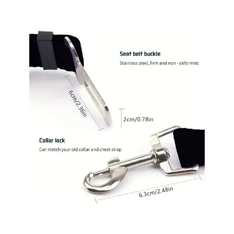 Pet Dog Safety Rope, Car Mounted Traction Belt