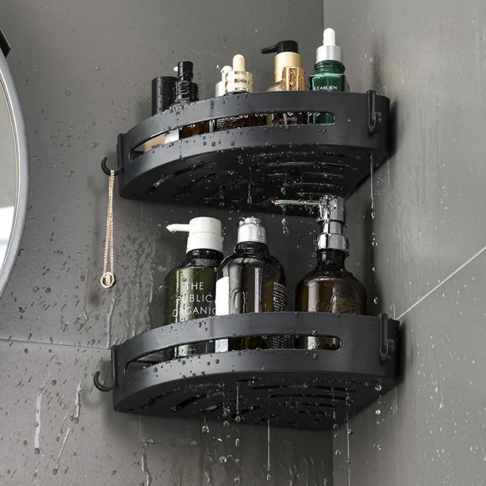 No punching required Bathroom Shampoo Holder Shower