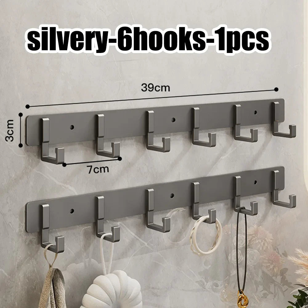 Hook strong adhesive wall mounted towel bathroom wall