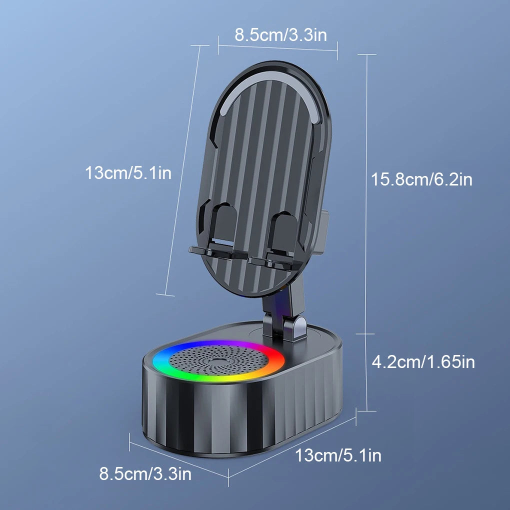 Induction Phone Stand Home Smart Wireless Bluetooth Speaker
