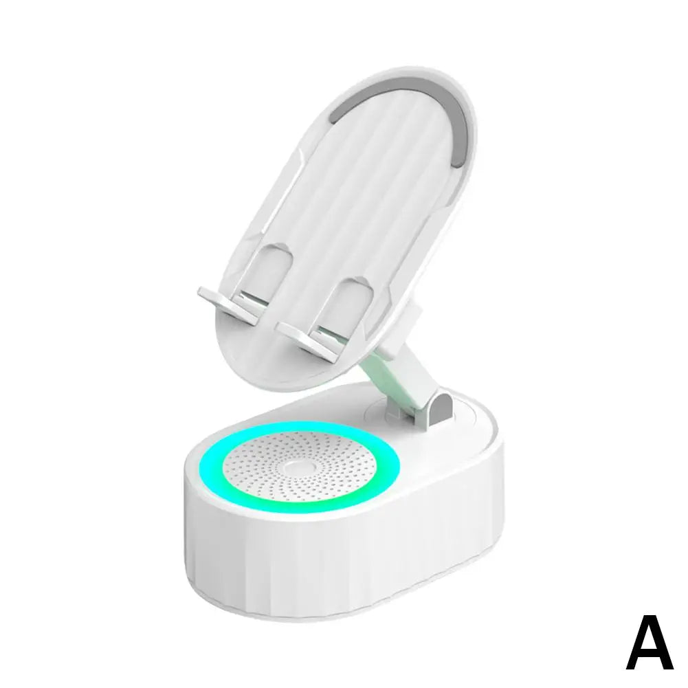 Induction Speaker Mobile Phone Holder Adjustable RGB Light