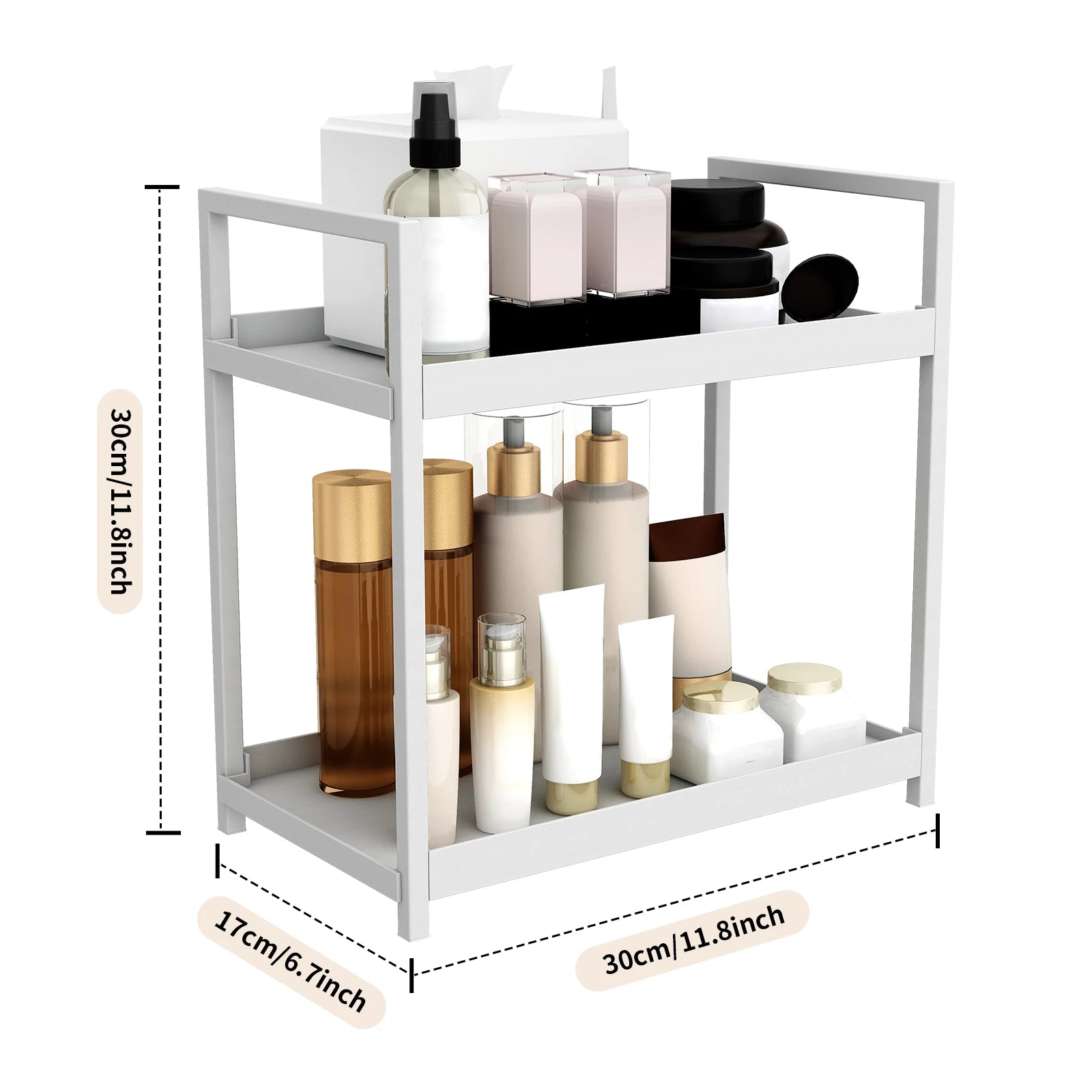 Desktop storage rack cosmetics Desk office stationery