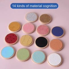 Children Montessori Sensory Toys Tactile Board