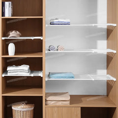 Adjustable Wardrobe Storage Shelf Space Saving Organizer