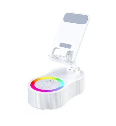 Wireless Speaker with Colorful Ambient Light 360°rotatable