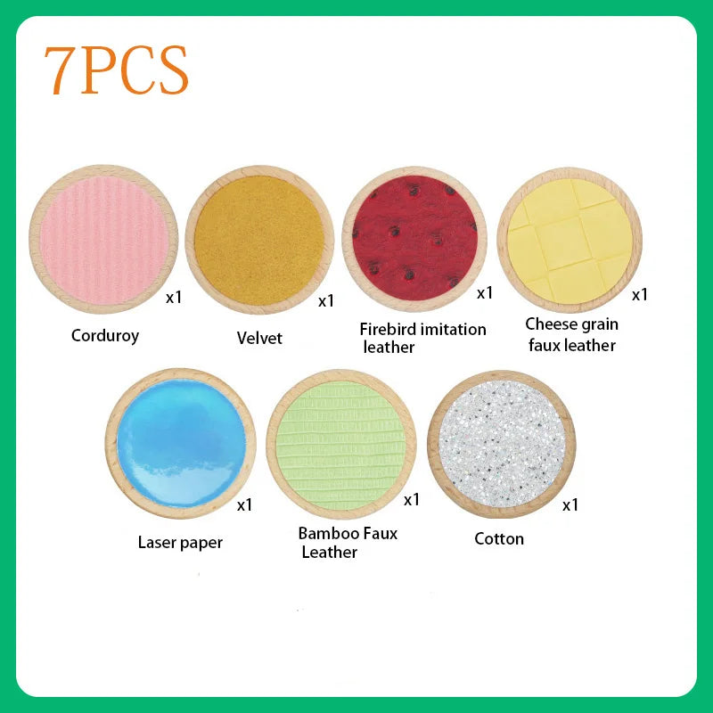Children Montessori Sensory Toys Tactile Board