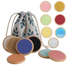 Children Montessori Sensory Toys Tactile Board