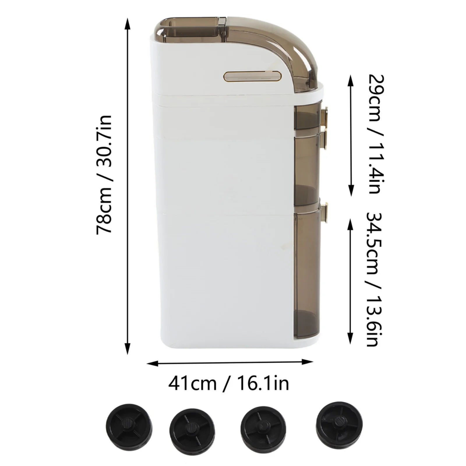 Bathroom Floor Cabinet Slim Storage Cabinet