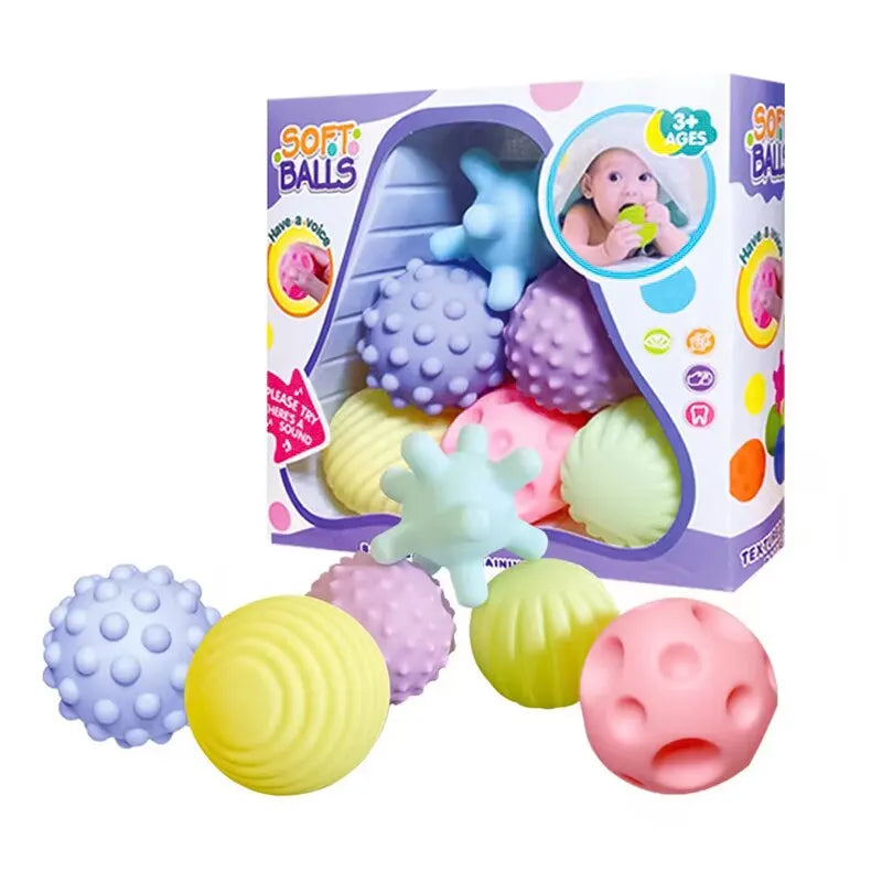6 PCS Baby Toys Sensory Balls For Children