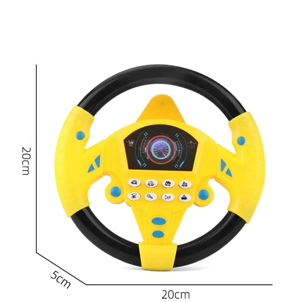 Simulate Driving a Car, Steering Wheel, Electric Toy