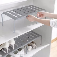Retractable Kitchen Shelf Layered Shoe Rack Space