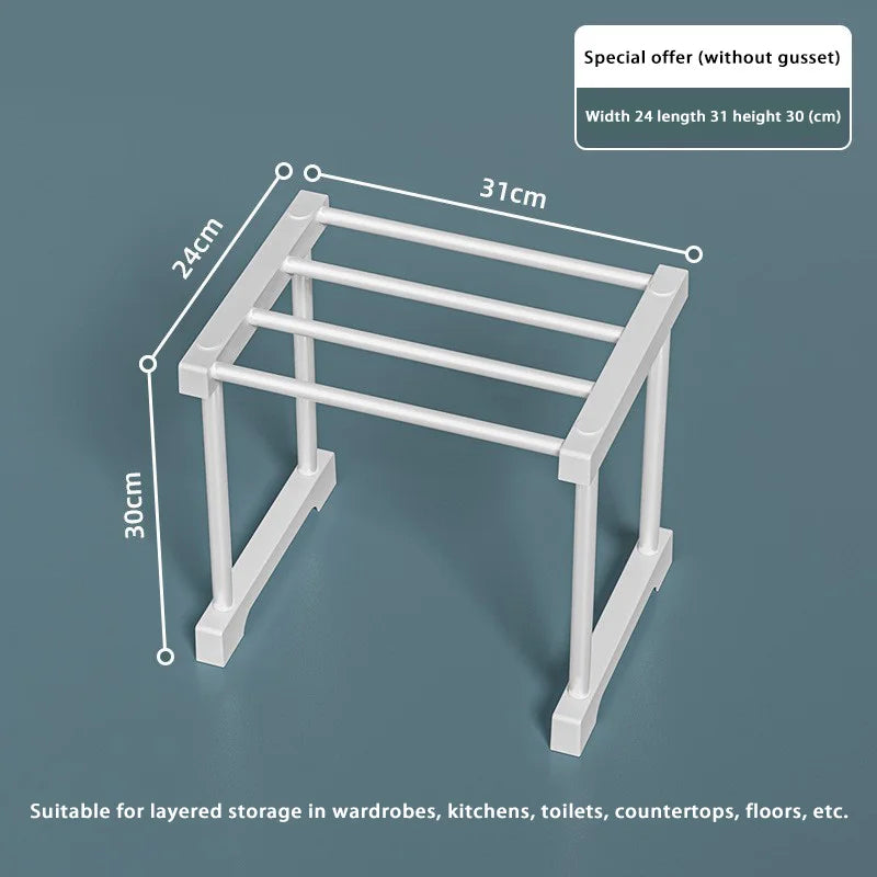 Adjustable Wardrobe Storage Shelves Bedroom Closet
