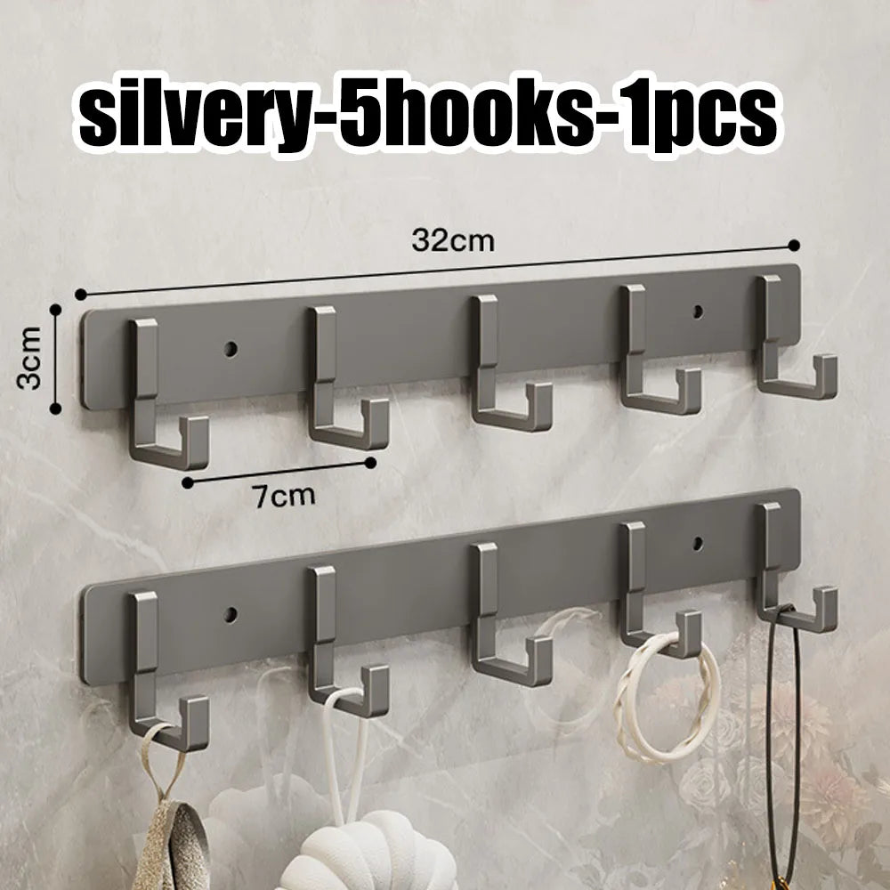 Hook strong adhesive wall mounted towel bathroom wall