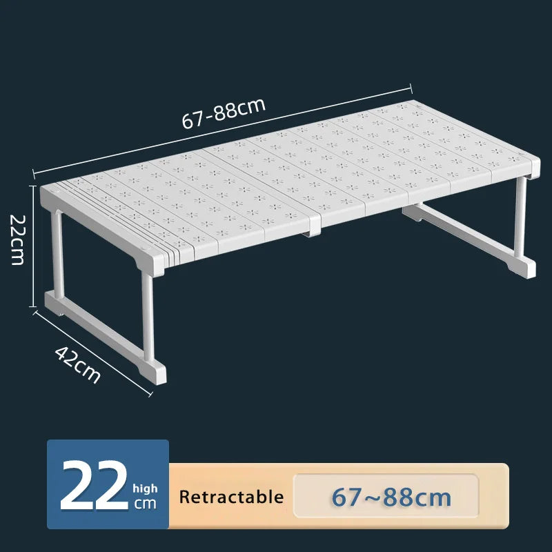 Adjustable Wardrobe Storage Shelves Bedroom Closet
