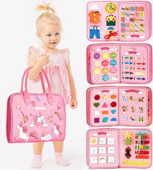 Travel Busy Board for Boys Girls Montessori Toys